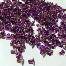 M6x20 Titanium Anodized Countersunk Bolts