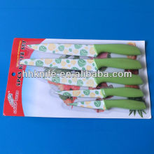 5 pcs colorful knife set