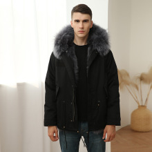 Luxury Mens Parka Coats with Fur Inside Custom