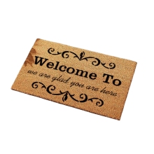 Hot Sale Printed Coir Door Mats - Polyester, Washable & Non-Slip Mat for Indoors and Outdoors