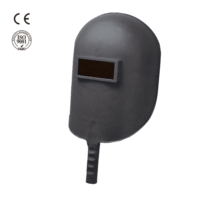 Industrial safety plastic hand hold helmet welding