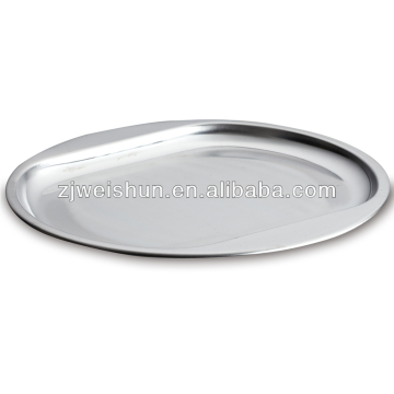 hotselling serving tray stainless steel tray -round