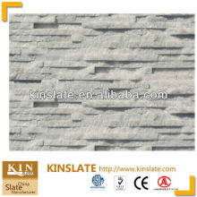 Kinslate Quarry Factory Leading Manufacturer Super White Quartzite Slim Strips Wall Strip Tiles Quartzite