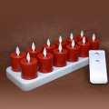 LED Electric Flameless Rechable Tè Light Candele