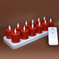 Led Electric Flameless Rechargeable Tea Light Candles