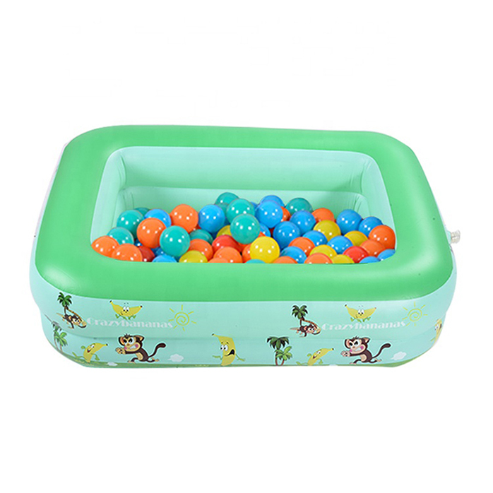 Piscine de bébé gonflable en plastique Banana Piscine gonflable