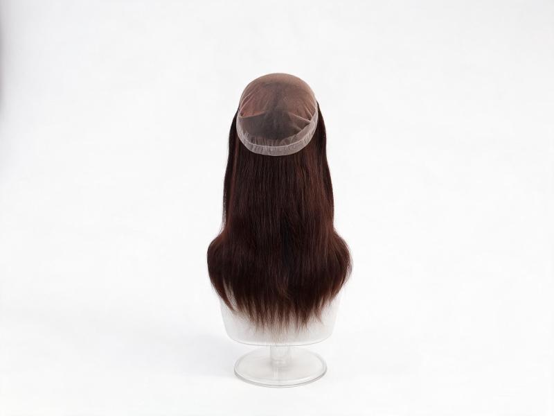 Dark Brown 360 Lace Frontal Wig Human Hair