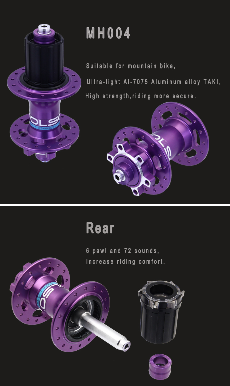 mtb rear hub front hub 