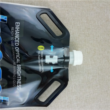 1.32 gallon standing spray bag plastic packaging bag