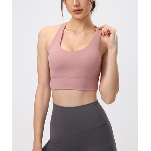 soutien-gorge de yoga croisé soutien-gorge à séchage rapide