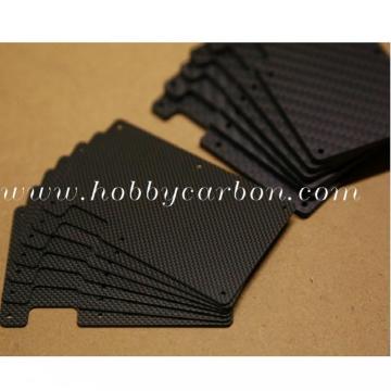 CNC cutting 3K carbon fiber plates for drone