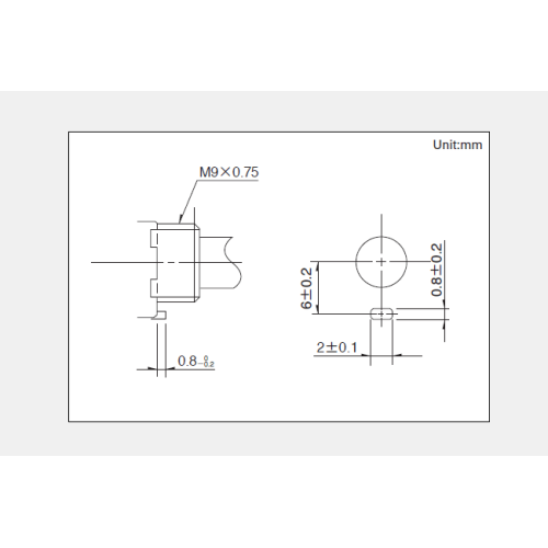 Potensiometer putar seri Rk09l