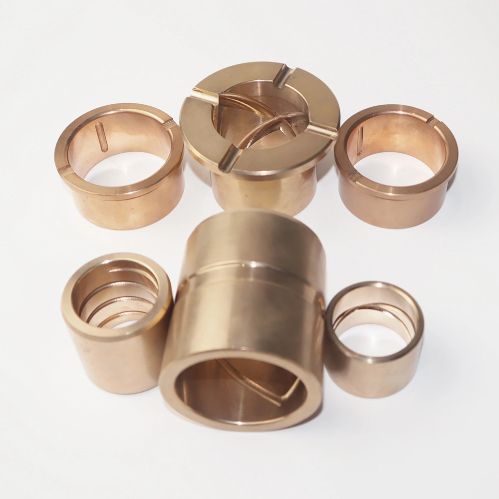 High Precision CNC Machining Bronze Sleeve Brass Flanged Bushings