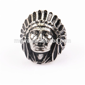 Stainless Steel Indian Skull Ring, High Quality Indian Skull Ring,Skull Engagement Ring For Women