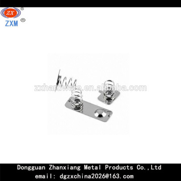 custom battery spring, battery spring with plate
