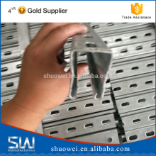 U type steel Solar bracket for solar bracket