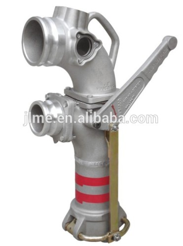 Fuel tank mechanical elbow for vapor recovery