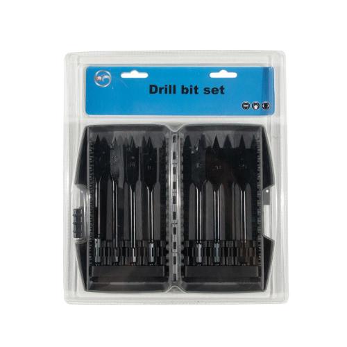 7pcs drill bits set black finished for wood