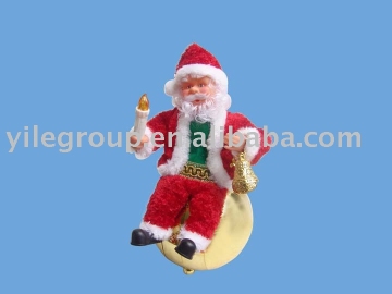 11"Santa  playing rotated ball/santa claus/santa toys
