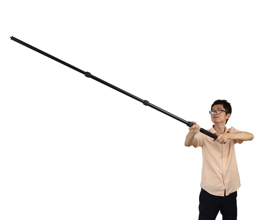 High Quality 3 Meters Microphone Booms Pole For Interviews