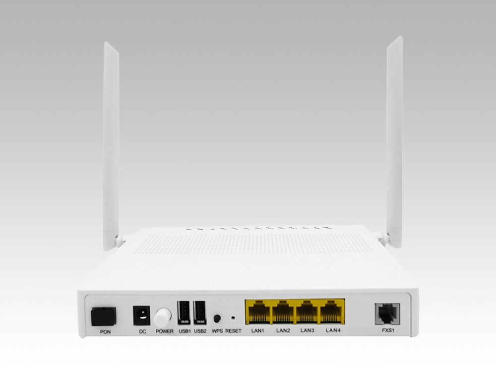 GPON WiFi Dual -полоса ONT 4GE+WIFI+2POTS+2USB