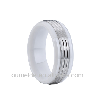 ceramic and titanium wholesale ceramic jewelry ring