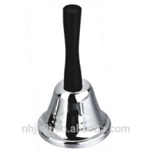silver steel hand call bell for hotel