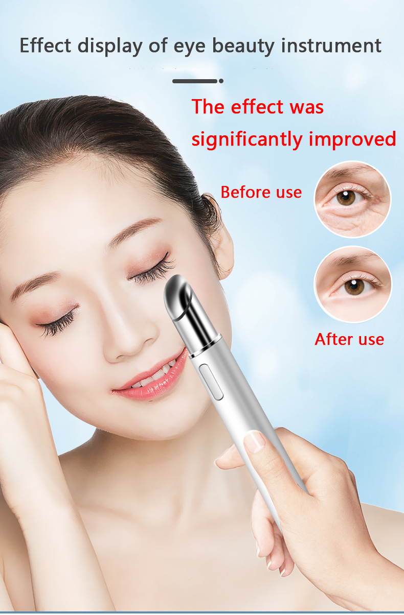 New Electric Eye Eye Care Massager Beauty Rechargeable Ultrasonic Vibration Bibir Massager Muka Mini Mata Mesin Pencincare