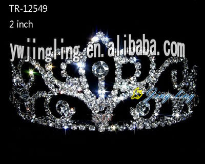 Wedding Flower Jewelry Crystal Pageant Tiara