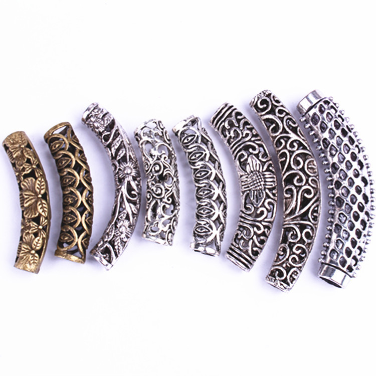 Hair Jewelry Rings Decorations Pendants Aluminum Dreadlocks Beads Metal Cuffs Hair Decorations Rings Accessories