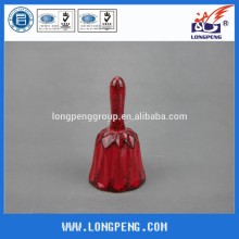 Red Ceramic Dinner Table Bell