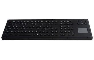 Industrial Military Black Metal Keyboards With Touchpad / F