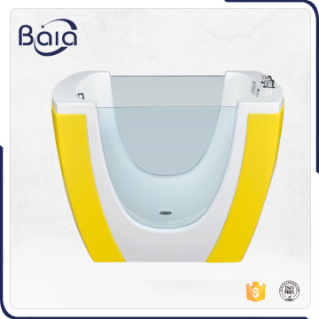 Hot selling acrylic baby spa bathtub spa bath tub pure acrylic bathtub