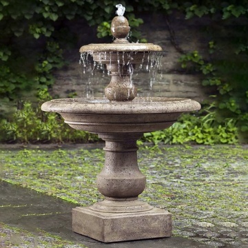 Outdoor water feature marble fountain garden home