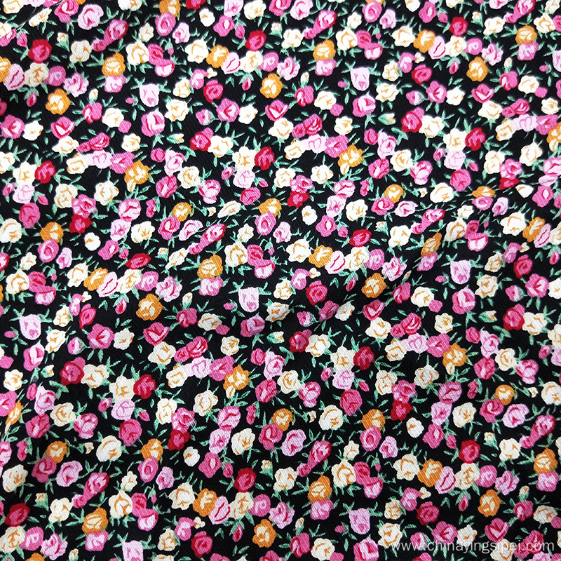 Factory Ready Goods Small Floral Cute Designs Cotton Printed Twill Fabric