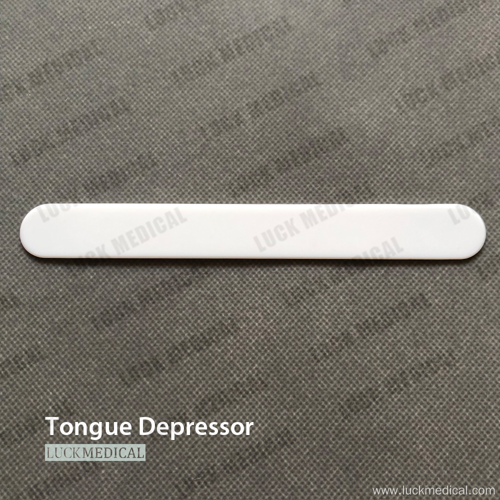 Disposable Plastic Tongue Spatula Tongue Depressor