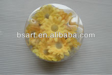 Daisy and rose flower artificial