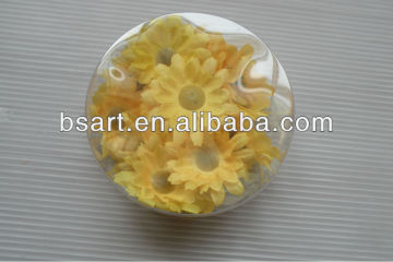 Daisy and rose flower artificial