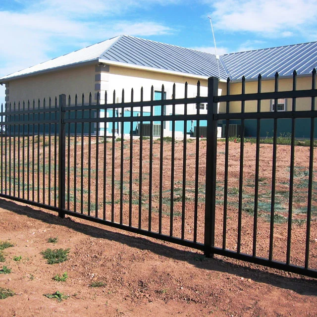 Residential Wrought Iron Fence Panels for Back Yards.