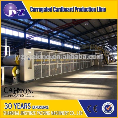 3/5 ply automatic corrugated cardboard board plant making machine price