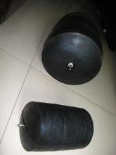 Inflatable rubber pipe plug with patent