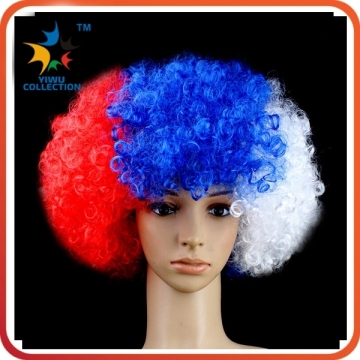 wholesale fashion colorful sports football fans wig