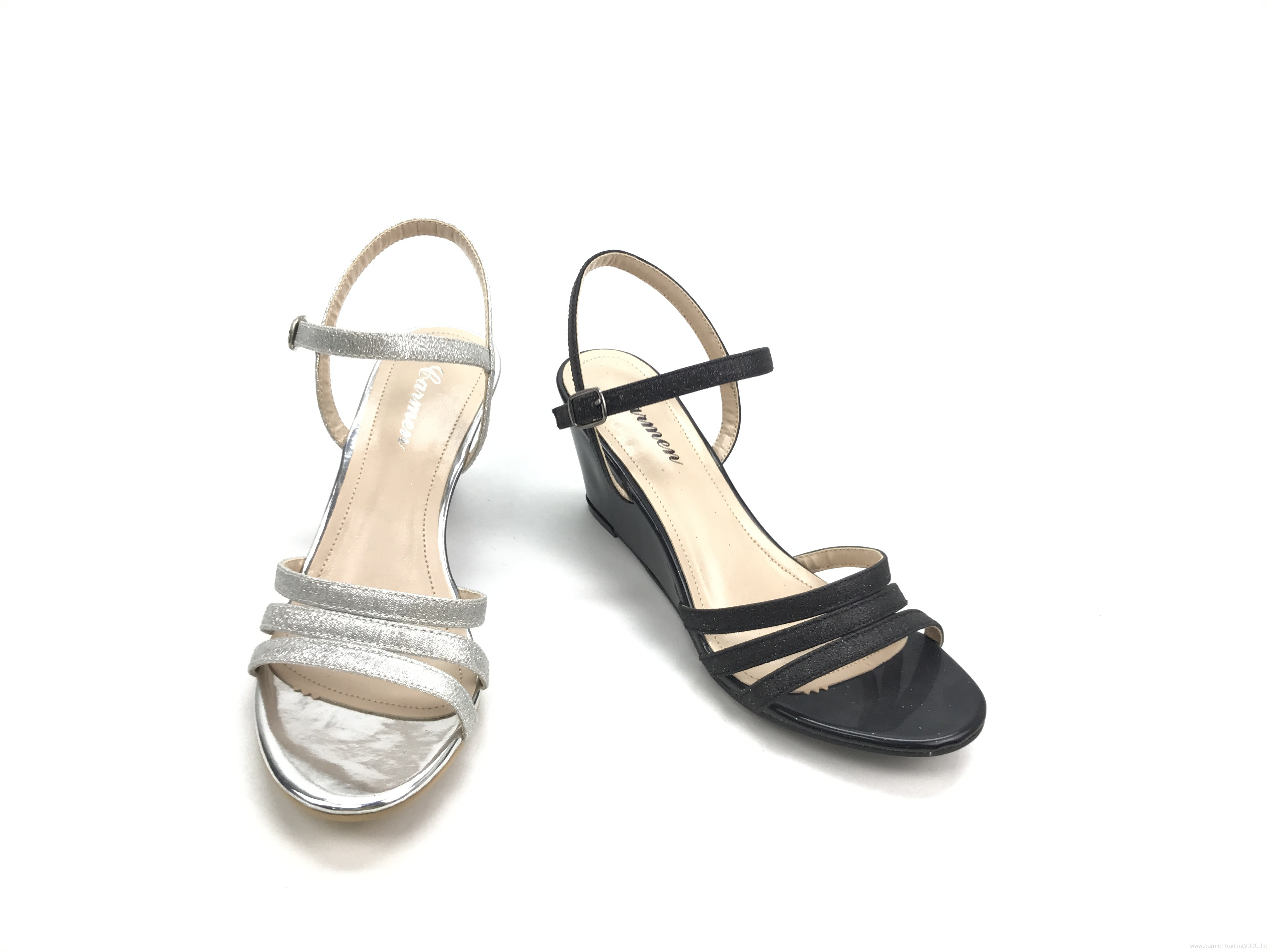 Women Peep Toe Wedges Evening Party heeled Sandals