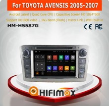 Hifimax double din car dvd gps for toyota avensis car dvd player toyota avensis car dvd /monitor