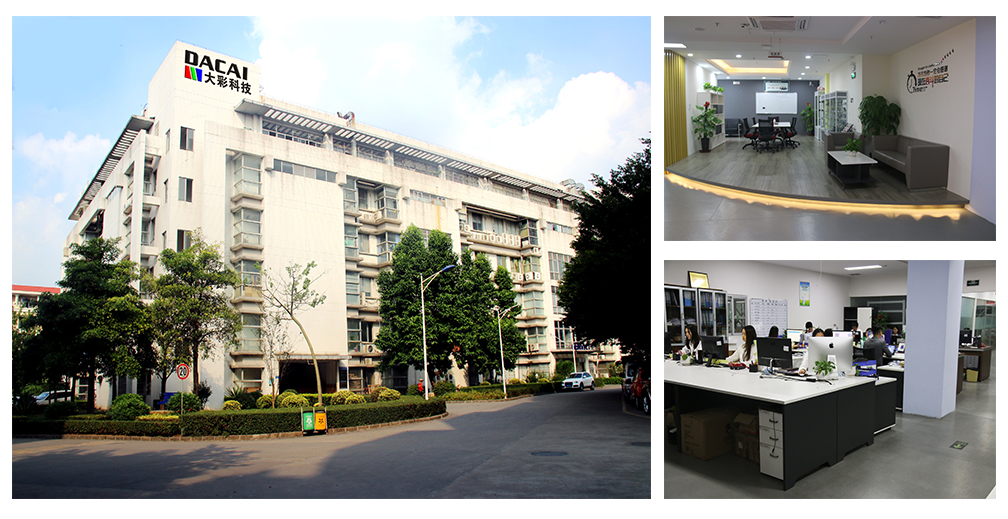 DACAI 8 Inch 800*600 TFT LCD Panel Bus Seat Back AV Display Screen