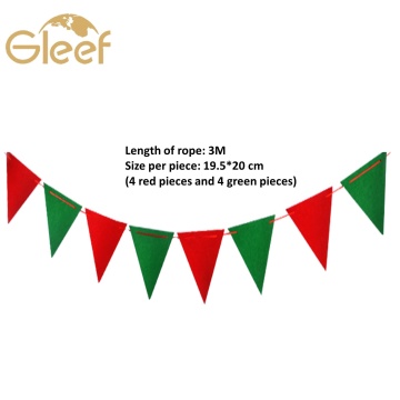 non-woven Felt Christmas Decoration Banner Indoor