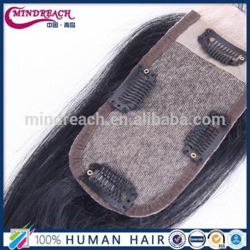 Alibaba gold supplier full hand tied silk closure clip in top closure