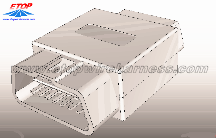 OBD конектор женски во машки кабел