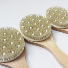 Log Color Massage Bath Brush Is Purely Natural