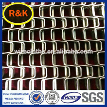 Very fine stainless steel honey comb belt / honeycomb wire mesh conveyor belt